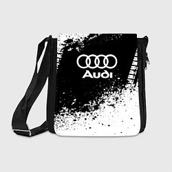 Сумка на плечо Audi: Black Spray, цвет: 3D-принт
