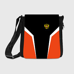 Сумка на плечо Russia: Orange Sport, цвет: 3D-принт