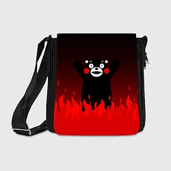 Сумка на плечо Kumamon: Hell Flame, цвет: 3D-принт