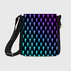 Сумка на плечо Billie Eilish: Neon Pattern, цвет: 3D-принт