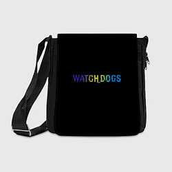 Сумка на плечо Watch Dogs Text, цвет: 3D-принт