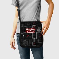 Сумка на плечо Five Nights At Freddy, цвет: 3D-принт — фото 2