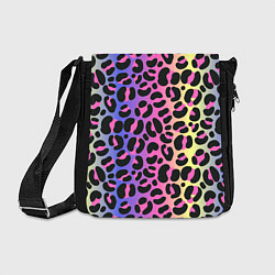 Сумка на плечо Neon Leopard Pattern, цвет: 3D-принт