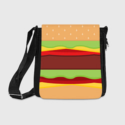 Сумка на плечо Бутерброд, цвет: 3D-принт