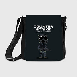 Сумка на плечо CS GO COUNTER TERRORIS Z, цвет: 3D-принт