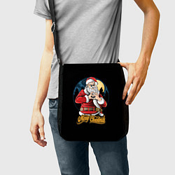 Сумка на плечо Дед Мороз с Любовью, цвет: 3D-принт — фото 2