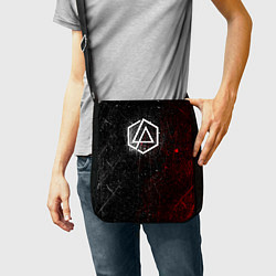 Сумка на плечо Linkin Park Logo Линкин Парк, цвет: 3D-принт — фото 2