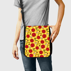 Сумка на плечо Pizza salami, цвет: 3D-принт — фото 2