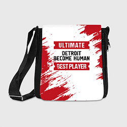 Сумка на плечо Detroit Become Human: красные таблички Best Player, цвет: 3D-принт