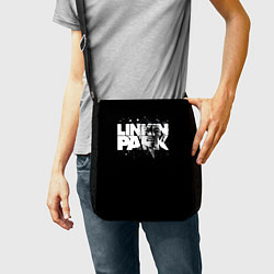 Сумка на плечо Linkin Park логотип с фото, цвет: 3D-принт — фото 2
