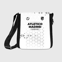 Сумка на плечо Atletico Madrid Champions Униформа, цвет: 3D-принт