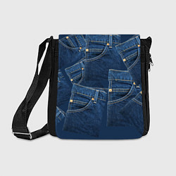 Сумка на плечо Джинсовка jeans, цвет: 3D-принт