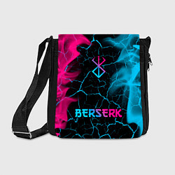 Сумка на плечо Berserk - neon gradient: символ, надпись, цвет: 3D-принт