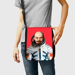 Сумка на плечо Ленин космонавт, цвет: 3D-принт — фото 2