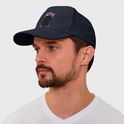 Бейсболка Кира не подарок, цвет: тёмно-синий — фото 2