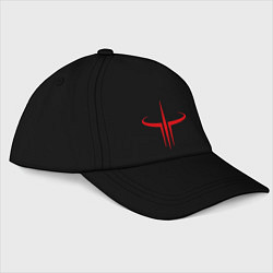 Бейсболка Quake logo, цвет: черный