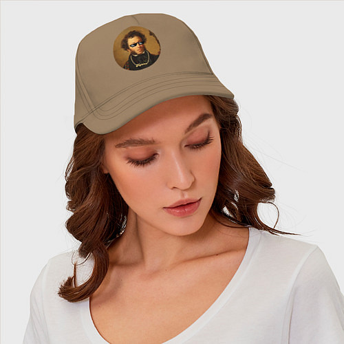 Бейсболка Пушка! / Миндальный – фото 4