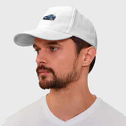 Бейсболка BMW Blue, цвет: белый — фото 2