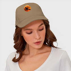 Бейсболка Halloween Cat, цвет: миндальный — фото 2