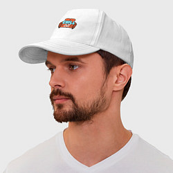 Бейсболка Расслабон, цвет: белый — фото 2