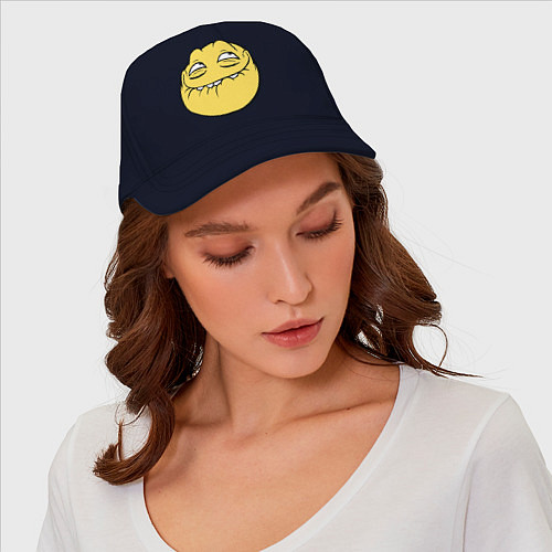 Бейсболка Тролль мем / Тёмно-синий – фото 4