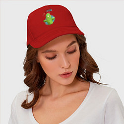 Бейсболка Кактус: Лав, цвет: красный — фото 2