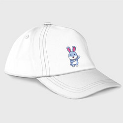 Бейсболка Bunny Dab, цвет: белый