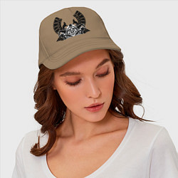 Бейсболка Глаза самурая, цвет: миндальный — фото 2