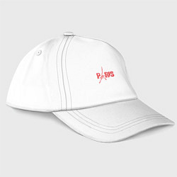 Бейсболка Paris love, цвет: белый