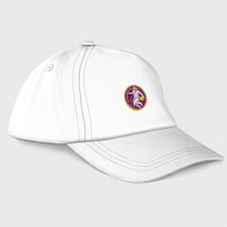 Бейсболка No blood no foul, цвет: белый