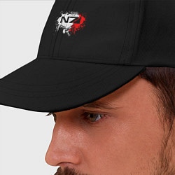 Бейсболка Mass Effect N7 - shooter - logo, цвет: черный — фото 2