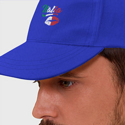 Бейсболка Поцелуй Италии, цвет: синий — фото 2
