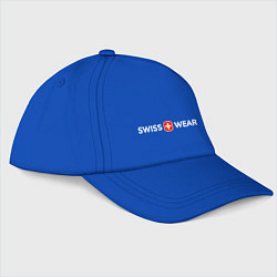 Бейсболка Swiss wear hat, цвет: синий