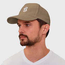 Бейсболка While where is code where is bugs, цвет: миндальный — фото 2