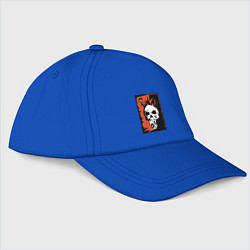 Бейсболка Punks skull, цвет: синий