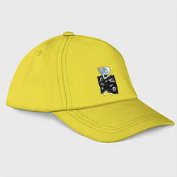 Бейсболка Космические сны, цвет: желтый