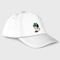 Бейсболка Синий экзорцист - Чиби Рин, цвет: белый