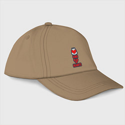Бейсболка Король сердец, цвет: миндальный