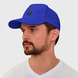 Бейсболка Волк байкер, цвет: синий — фото 2