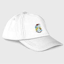 Бейсболка Fuerteventura summer style - shark, цвет: белый