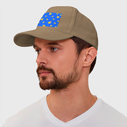 Бейсболка Желтый самолетик, цвет: миндальный — фото 2