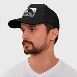 Бейсболка Dark crow, цвет: черный — фото 2