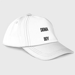 Бейсболка Сигма, цвет: белый