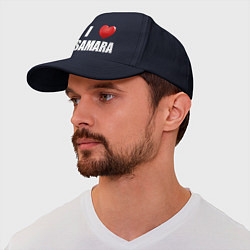 Бейсболка Я люблю Самару, цвет: тёмно-синий — фото 2