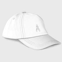 Бейсболка Отец и сын, цвет: белый