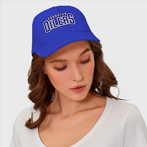Бейсболка HC Edmonton Oilers Sign / Синий – фото 3
