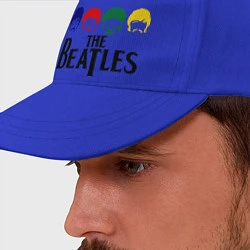 Бейсболка The Beatles Heads, цвет: синий — фото 2
