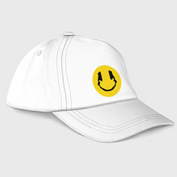 Бейсболка Smile Music, цвет: белый