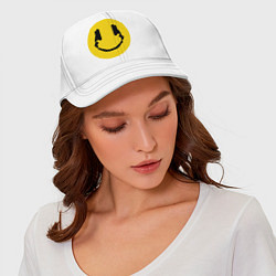 Бейсболка Smile Music, цвет: белый — фото 2