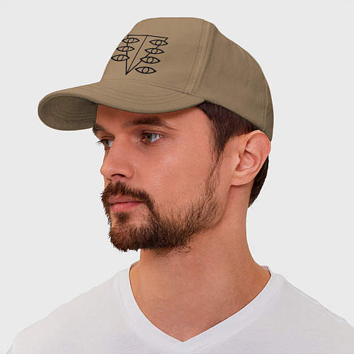 Бейсболка Евангелион / Миндальный – фото 2